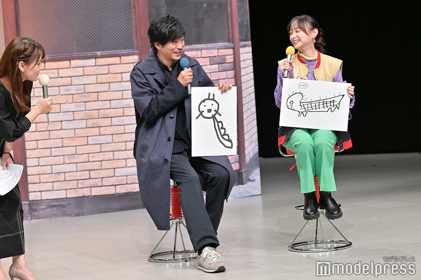 田辺誠一、影山優佳（C）モデルプレス