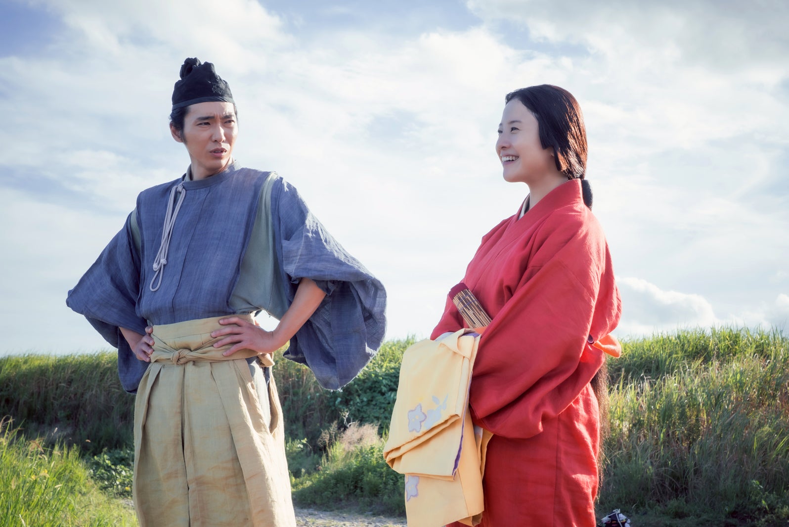 柄本佑、吉高由里子「光る君へ」第2話より（C）NHK