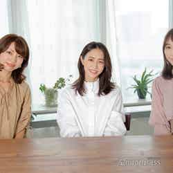 （左から）筧沙奈恵さん、垣内優美さん、渡辺順子さん（C）モデルプレス
