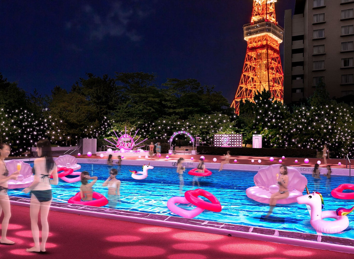 CanCam × Tokyo Prince Hotel Night Pool 2024／提供画像