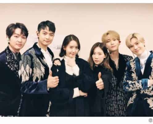 少女時代ユナ&テヨン、SHINee東京公演駆けつける「豪華すぎ」集合ショットが話題