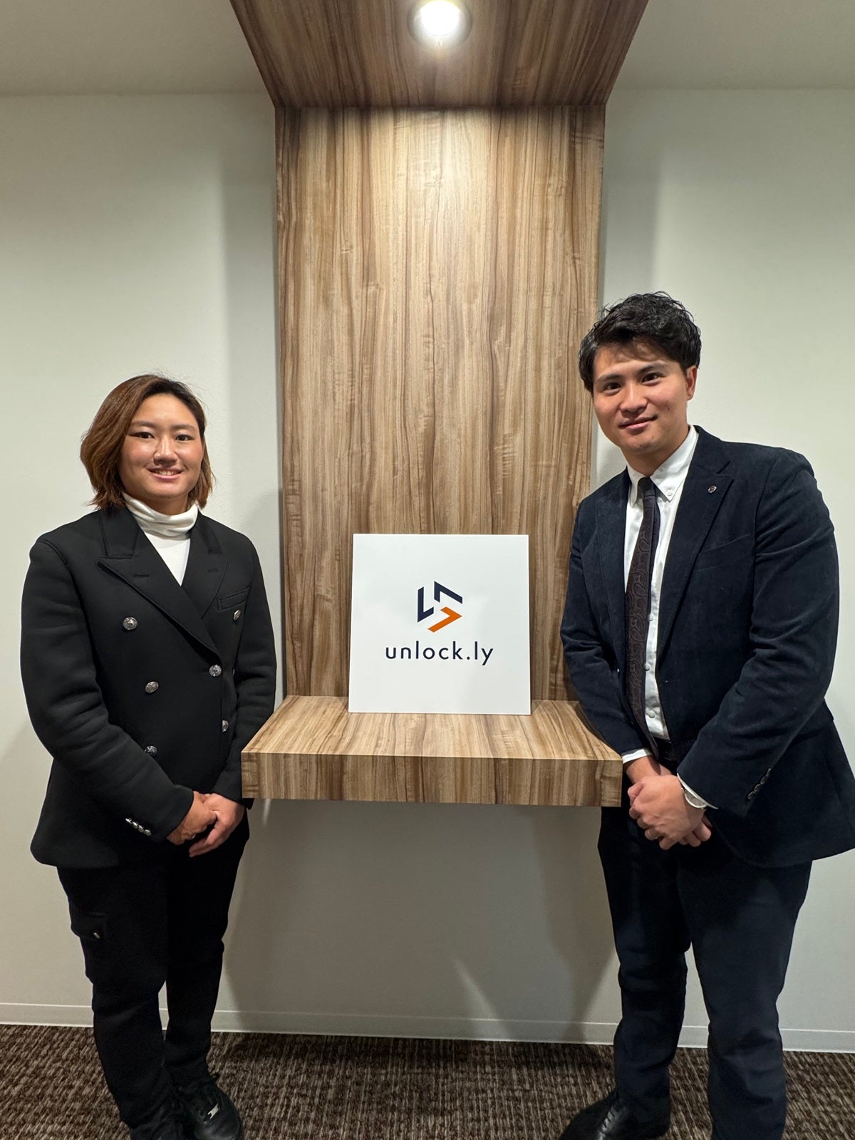 スポンサーをする女子プロゴルフ野澤真央プロ（提供写真）