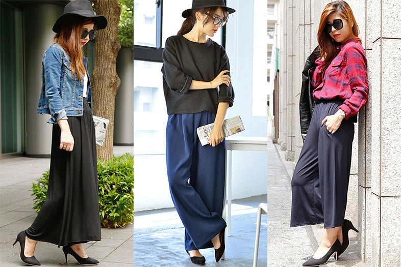 この秋「ガウチョパンツ」は“ドレープ感”で差がつく！