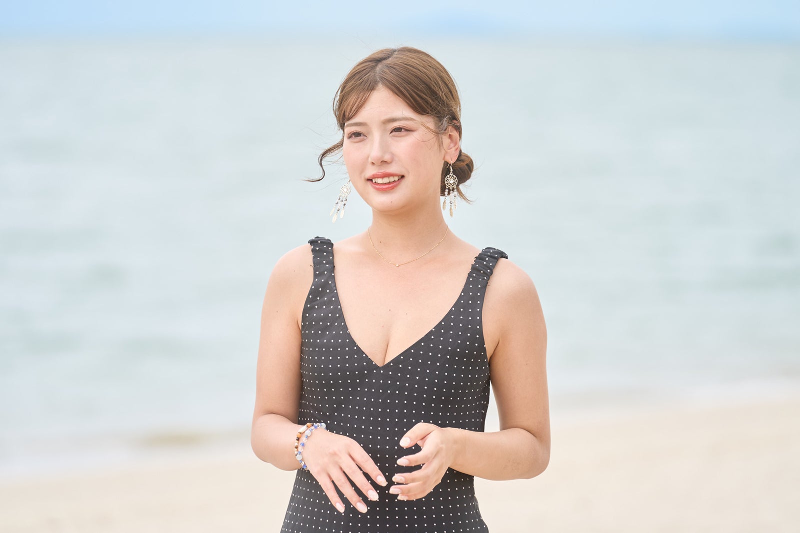 山本文香『シャッフルアイランド Season5』（C）AbemaTV, Inc