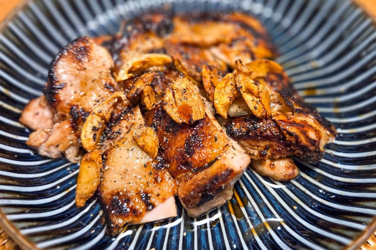 鶏のニンニク焼き
