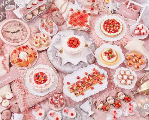 いちごスイーツブッフェ「ストロベリーコレクション」“ふわとろ”な甘さに心ときめくピンクの世界