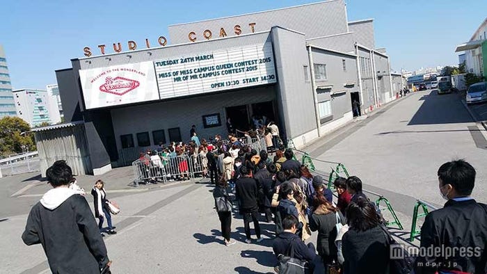 「Miss of Miss CAMPUS QUEEN CONTEST 2015」会場のSTUDIO COAST