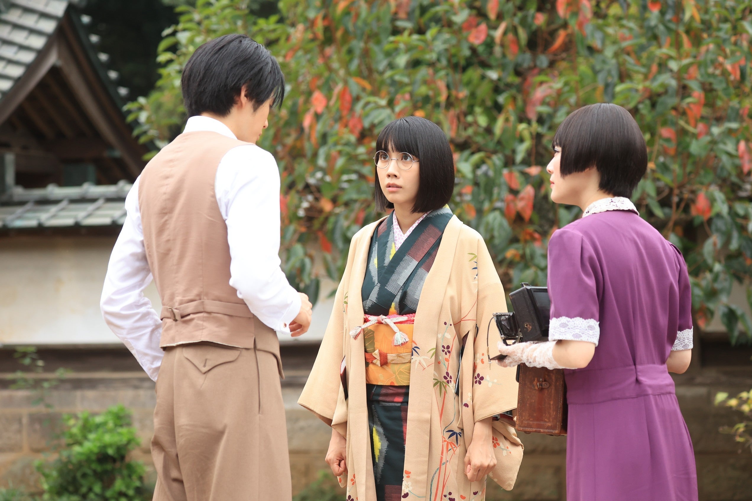 鈴鹿央士、松本穂香、北乃きい「嘘解きレトリック」第5話（C）フジテレビ