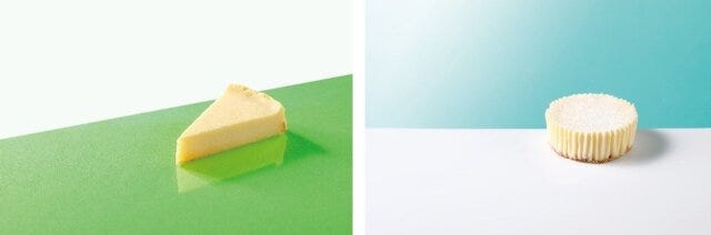 セブンイレブン かじるガトーフロマージュ 2種チーズ仕立て 3種チーズのとろ生食感チーズケーキ セブンイレブンのかじるガトーフロマージュ 2種チーズ仕立てと3種チーズのとろ生食感チーズケーキのビジュアル