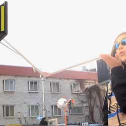 水原希子/新CM「“Tokyo Pop” Zoff Running篇」メイキングショット