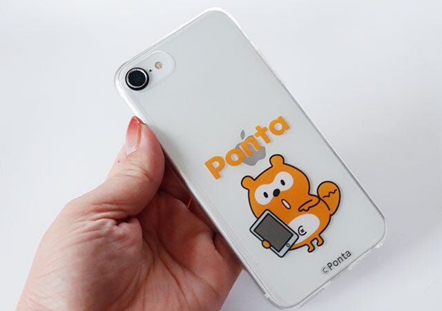 Pontaキャラクターのスマホケース