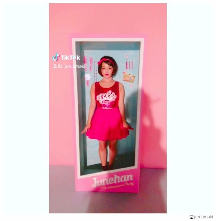 天木じゅんが“バービー人形”に　キュートな動画に絶賛の声