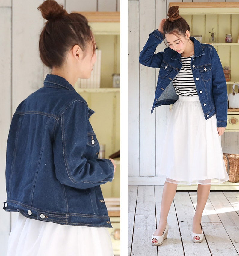 ベーシック・デニムジャケット／Gジャン「LuzLlena」4,670円（税込）／画像提供：LuzLlena