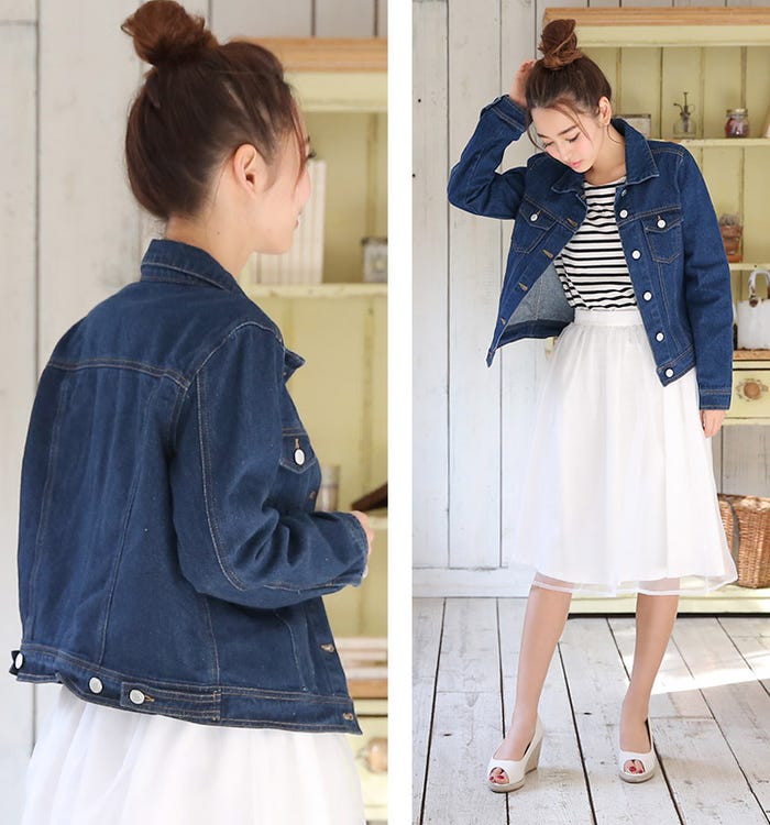 ベーシック・デニムジャケット/Gジャン「LuzLlena」4,670円(税込)/画像提供:LuzLlena