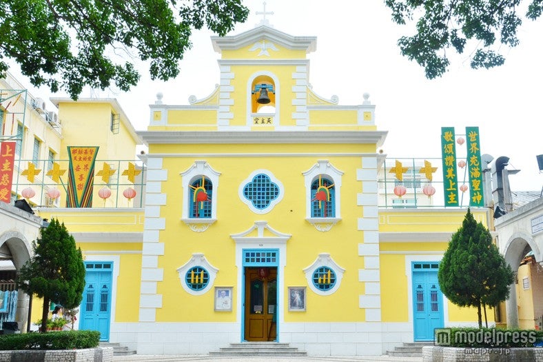 マカオのコロアンにある「聖フランシスコ・ザビエル教会」