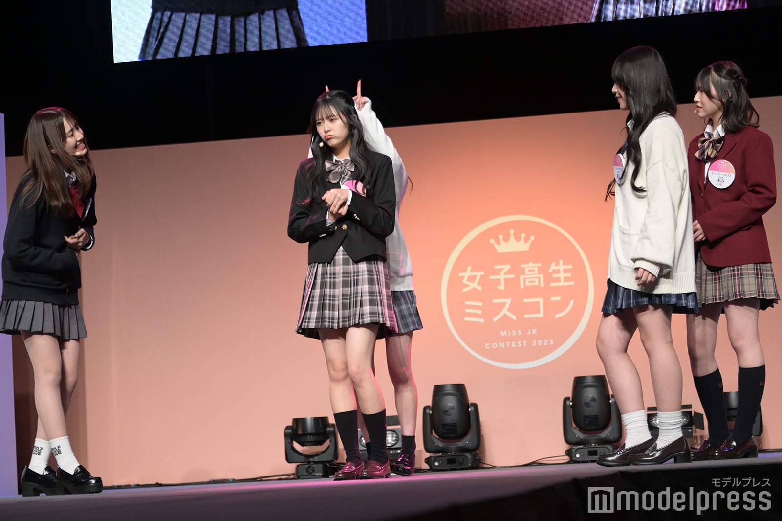 「女子高生ミスコン2023」ファイナル審査の様子（C）モデルプレス