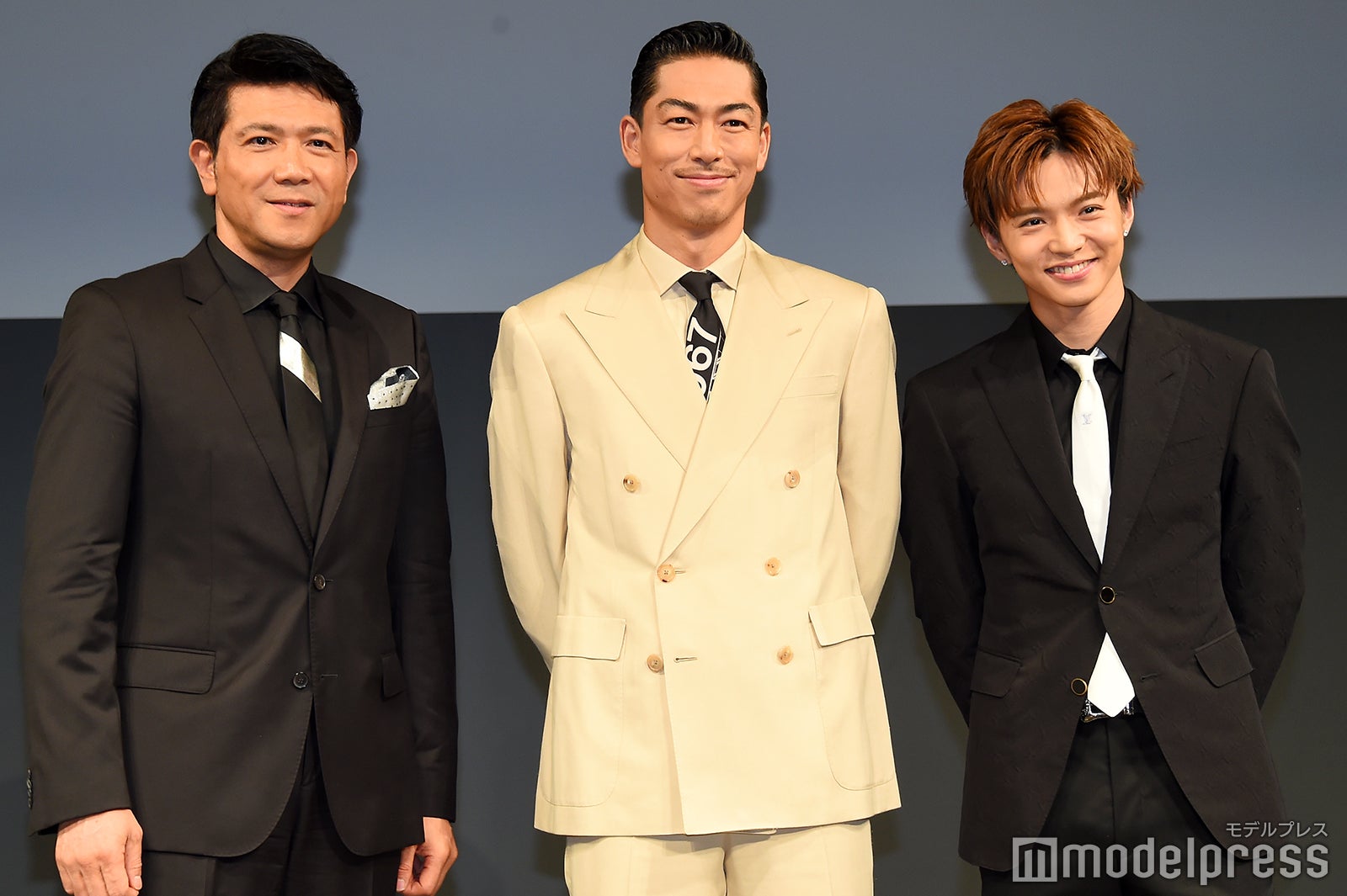 別所哲也、EXILE AKIRA、佐藤大樹（C）モデルプレス