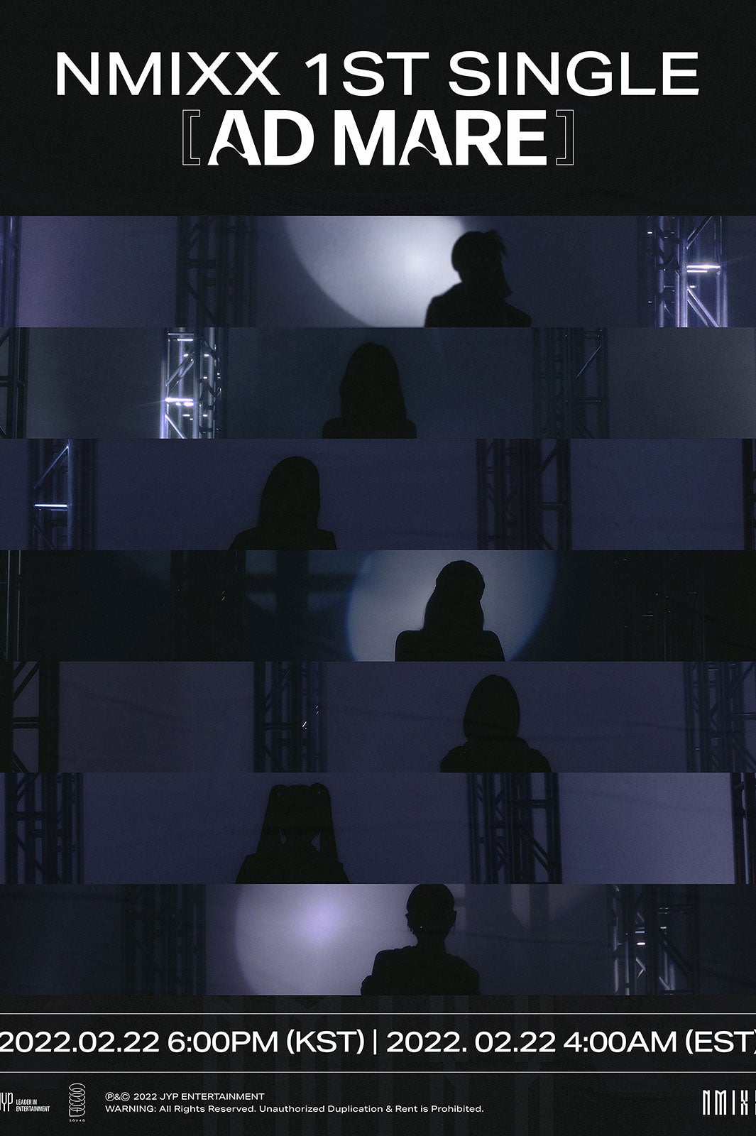 JYP新ガールズグループ・NMIXX、2月22日デビュー決定