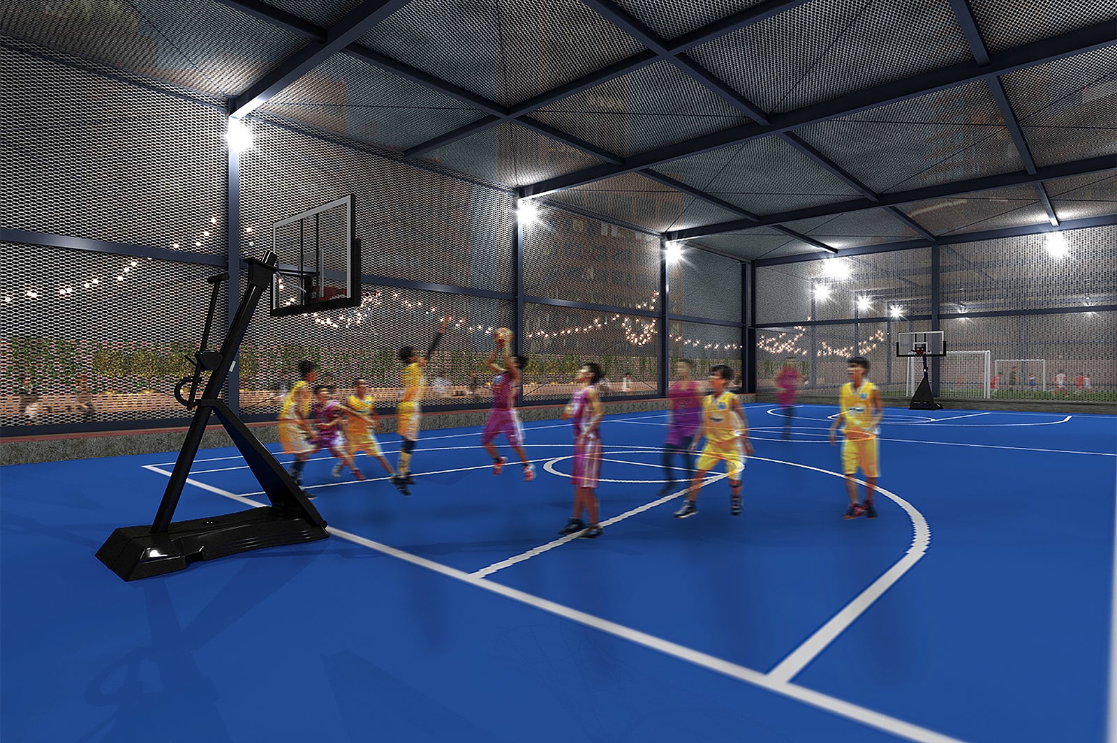 アソビルRF：マルチスポーツコート／画像提供：アカツキライブエンターテインメント