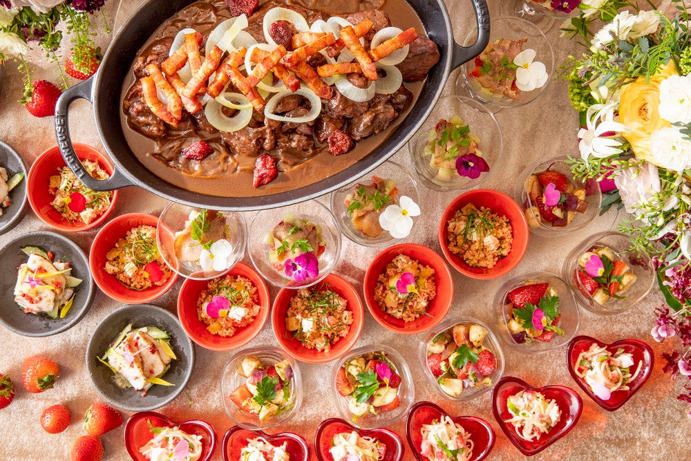 ストロベリー・ブーケトス／画像提供：ヒルトン東京