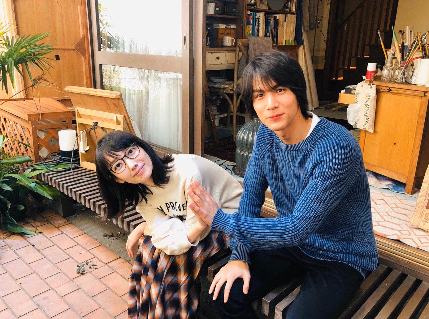 波瑠・中川大志（画像提供：TBS）