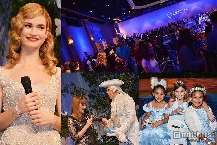 画像1 35 実写版 シンデレラ 米ディズニー豪華イベントに潜入 リリー ジェームズらキャストがサプライズ登場 モデルプレス日本独占取材 モデルプレス