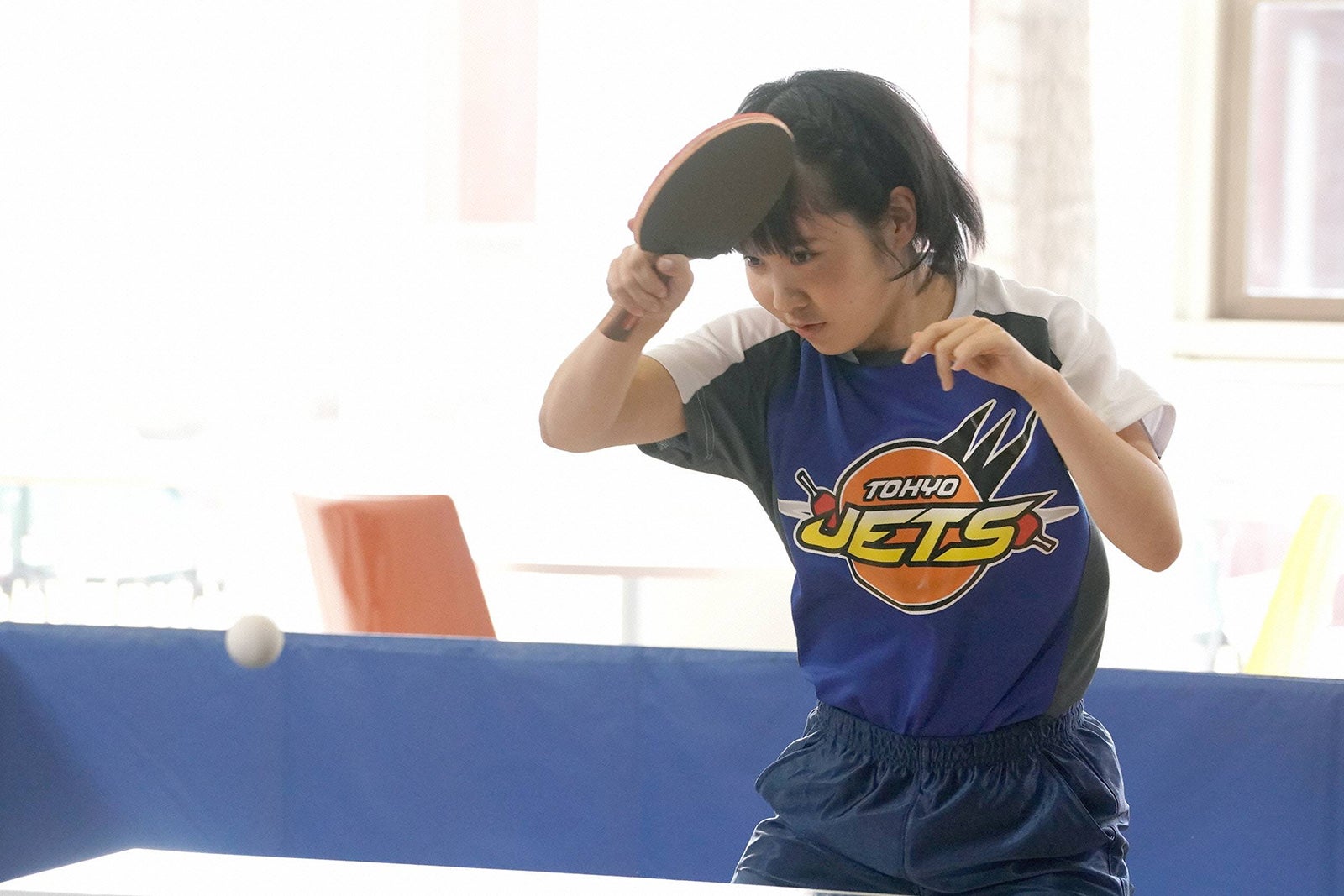 平野美宇選手／「コンフィデンスマンJP」第9話より（C）フジテレビ