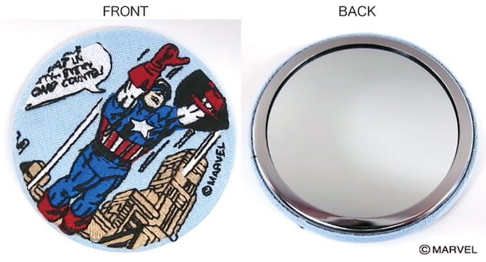 MARVEL/ラウンドミラー(税抜き¥1800)(C)Marvel2015