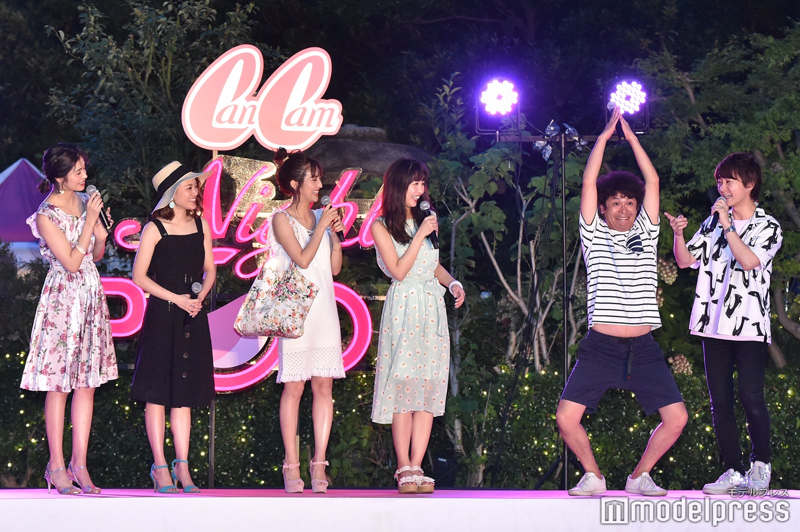 楓、まい（chay）、堀田茜、石川恋 、ちゅうえい、瀧上伸一郎（C）モデルプレス