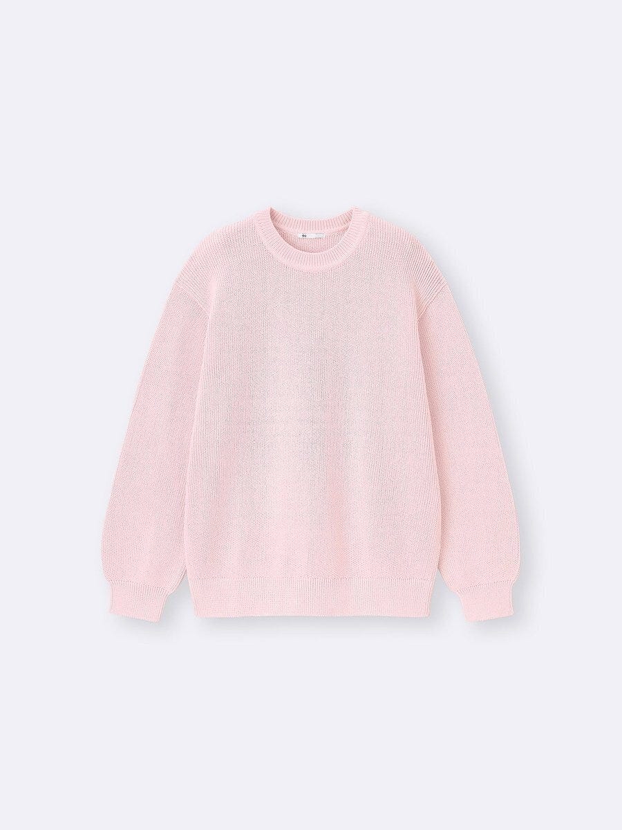 GU リリヤーンクルーネックセーター GUのリリヤーンクルーネックセーター