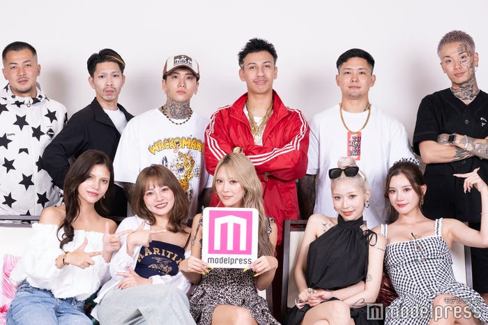 (後列左から時計回りで)LEO、坊、かずくん、アリー、マー君、たいちゃん、あっすん、ひかる、るる、はーちゃん、まりりん(C)モデルプレス