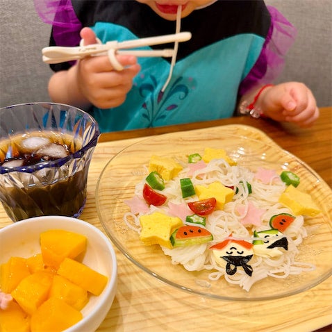 柳原可奈子、子どもも大好き"七夕そうめん"公開「すごいクオリティ」「食べるのもったいない」