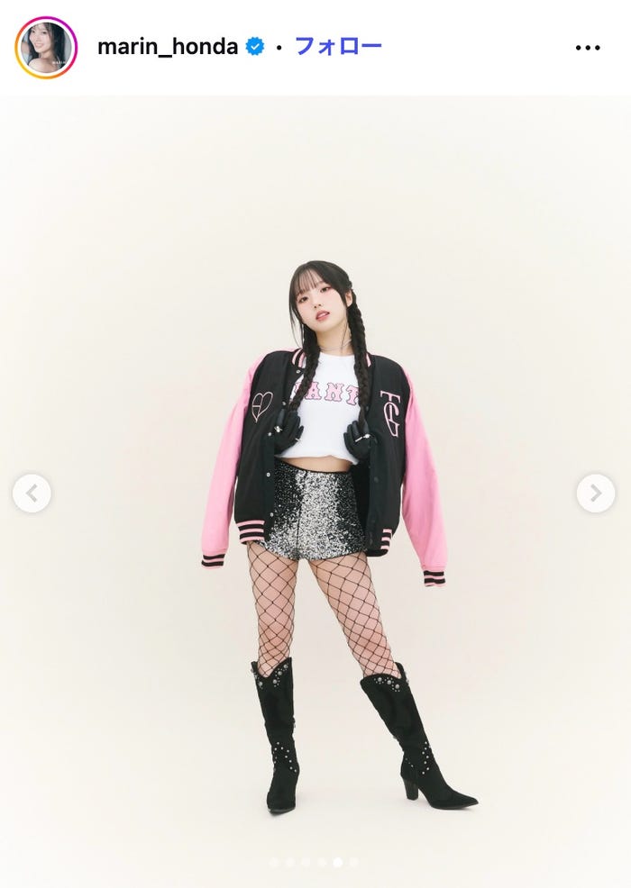本田真凜Instagramより