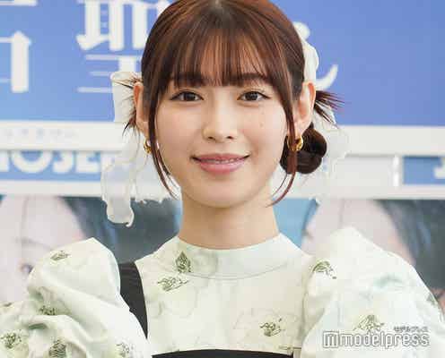 白石聖、手編みバブーシュカ被る姿を披露「可愛すぎる」「天使」と反響