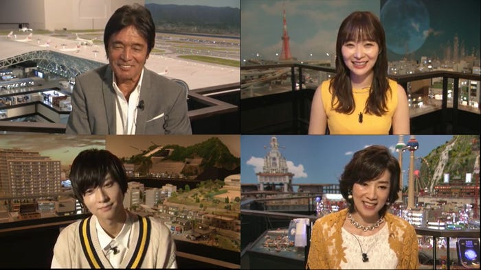 (上段左から)松崎しげる、指原莉乃(下段左から)荒牧慶彦、真琴つばさ(提供写真)