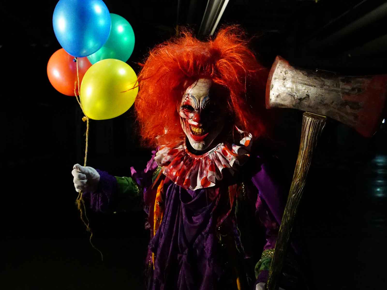 ゴーストピエロのホラーハウスイメージ／画像提供：株式会社サンリオエンターテイメント