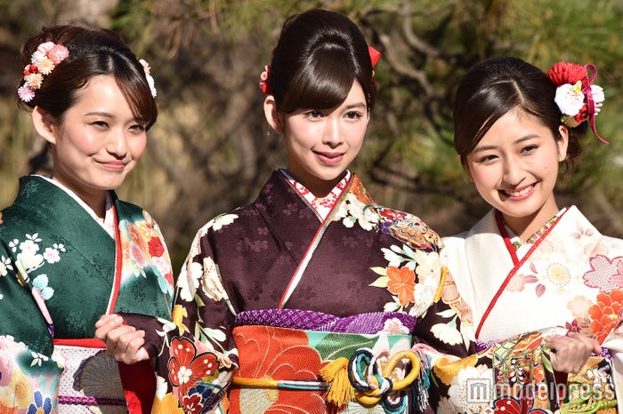 高尾美有さん、結城モエさん、岡田彩花さん (C)モデルプレス