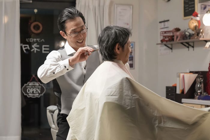 北村有起哉、緒形直人「おむすび」第119話(C)NHK