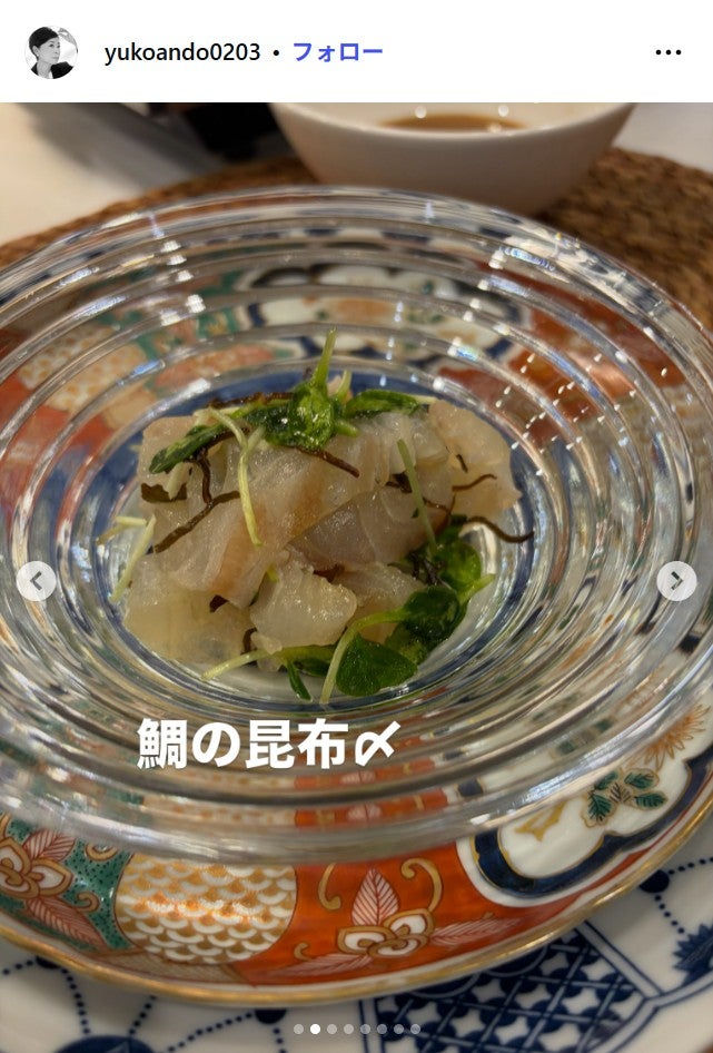 安藤優子Instagramより