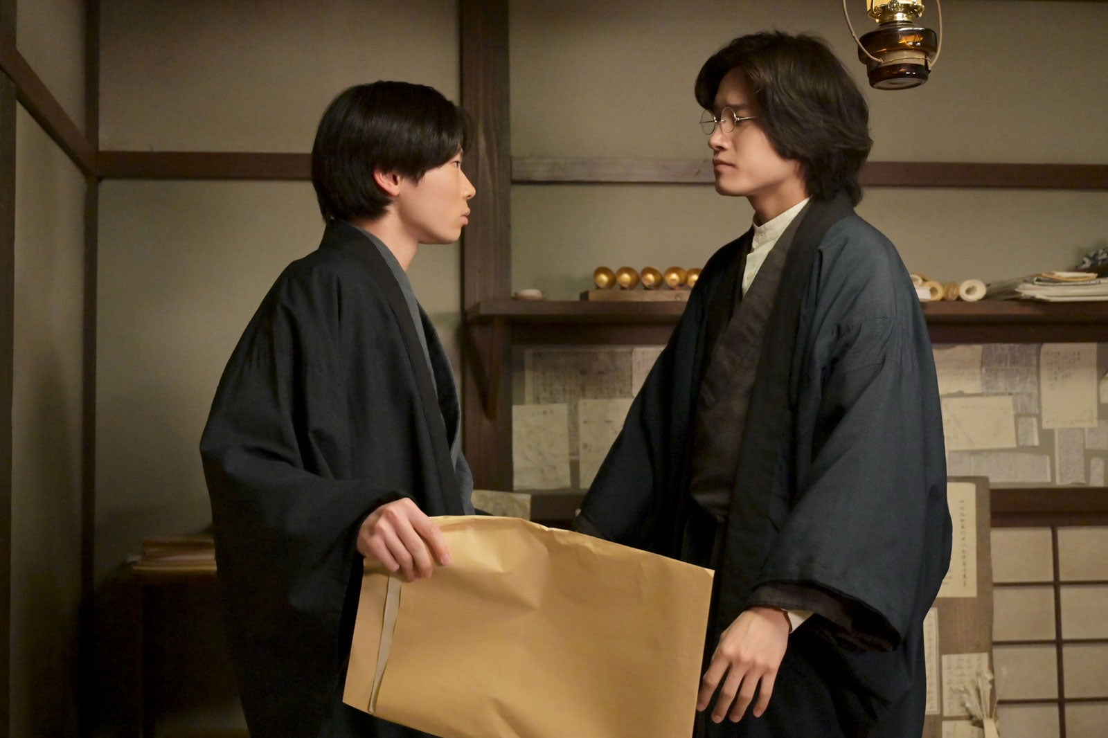 林裕太、佐野晶哉「風、薫る」第63話（C）NHK