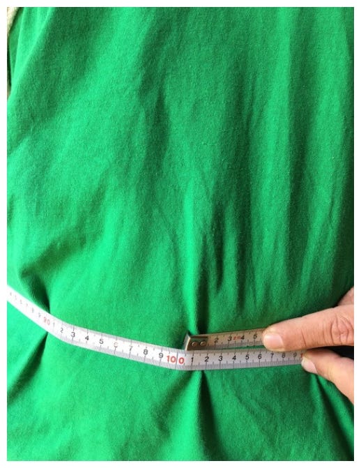 ウエスト測定すると100.5cmに/安田大サーカスHIROオフィシャルブログ(Ameba)より