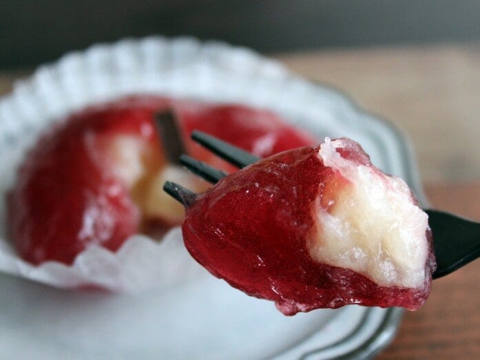 りんごの角切りがところどころに入っていて、シャキシャキ感が楽しい