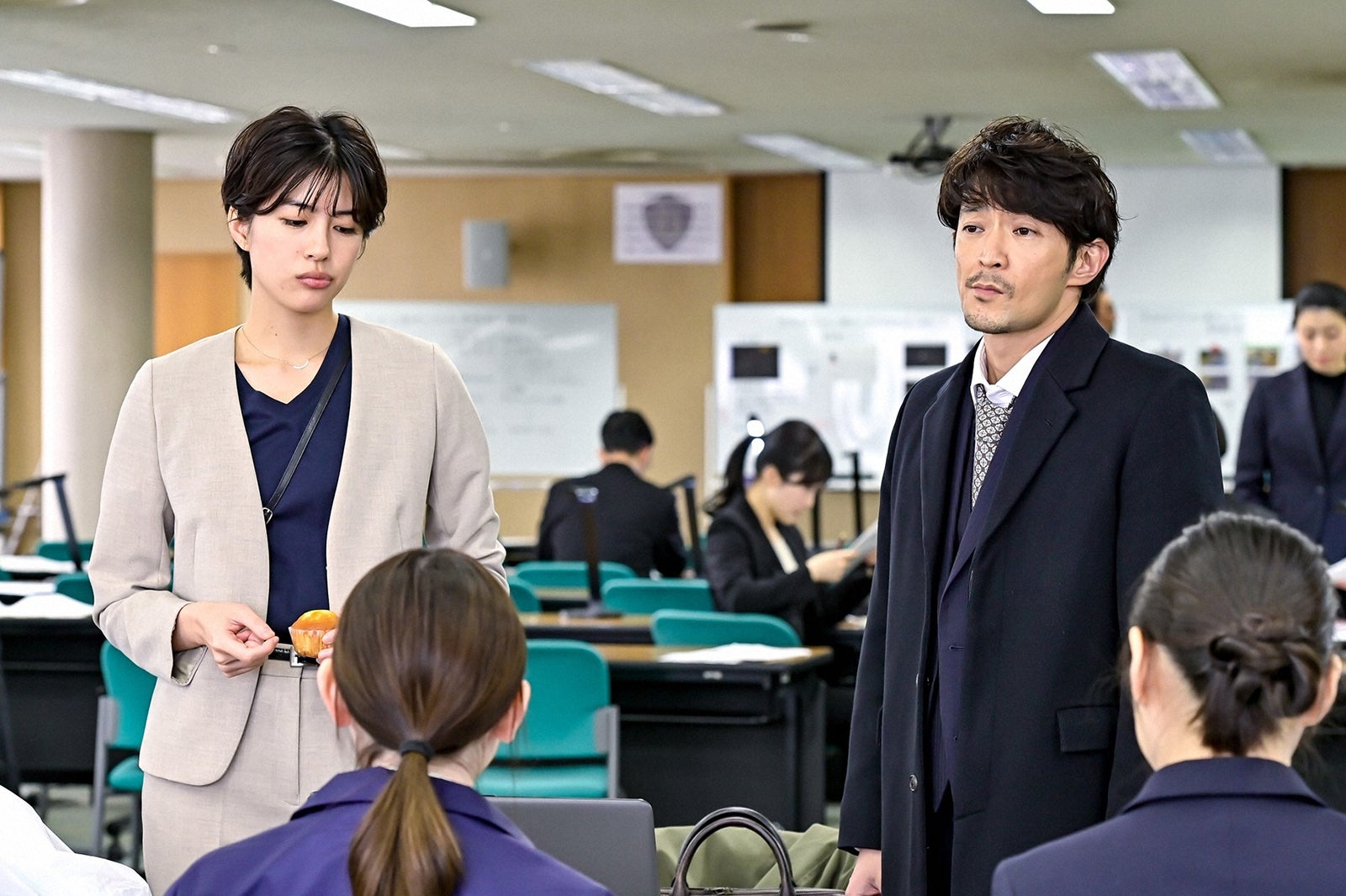 佐久間由衣、津田健次郎「最愛」最終話より（C）TBS