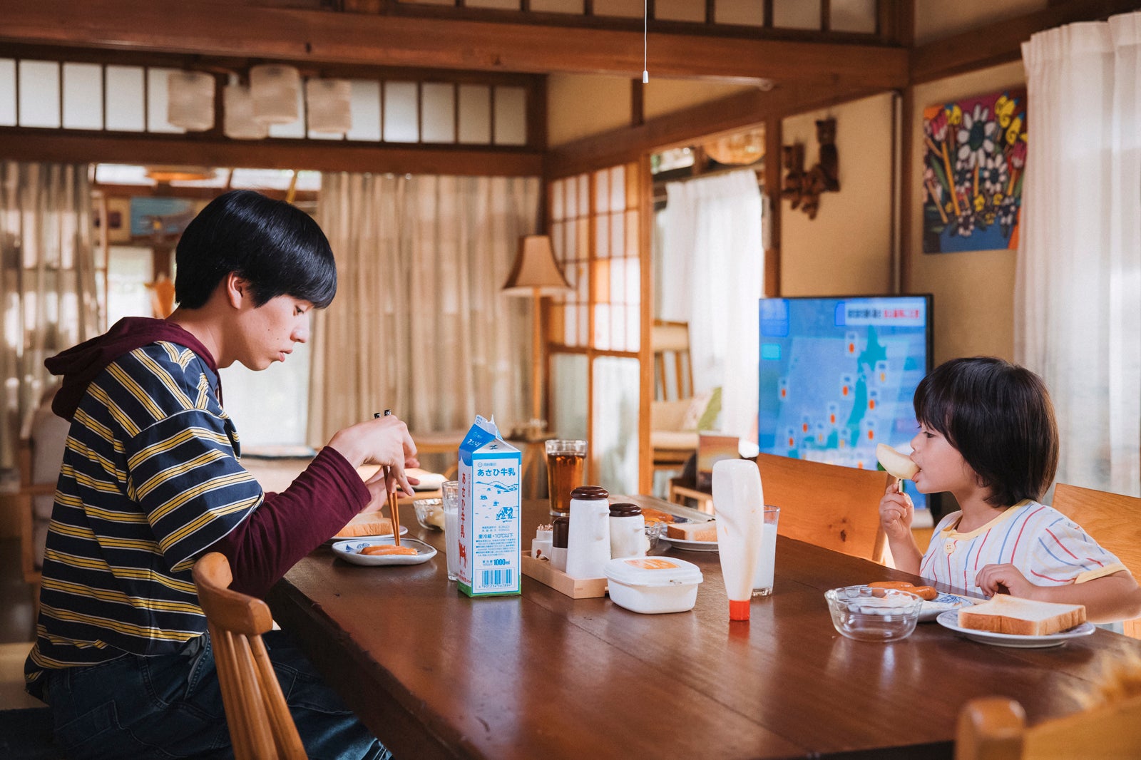 坂東龍汰、佐藤大空「ライオンの隠れ家」第2話（C）TBS