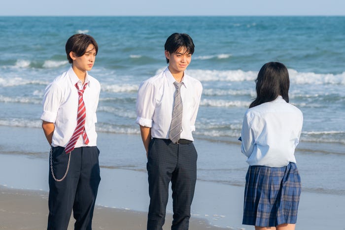 れん、そら、ねね「今日、好きになりました。ラヨーン編」(C)AbemaTV, Inc.