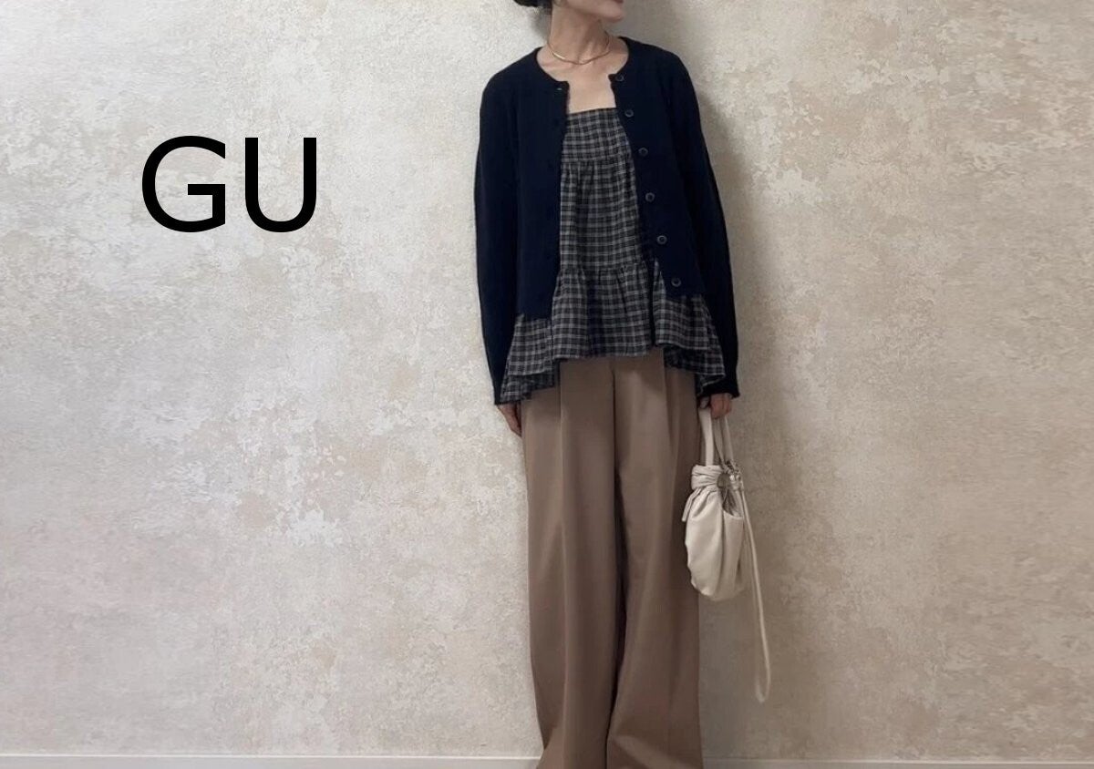 今GUのチュニックが大人気！おしゃれさんはこう着こなしてる♡大人女子の体型カバーコーデ術