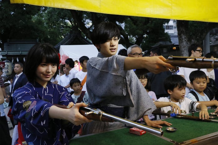 射的対決の行方は?(提供写真)