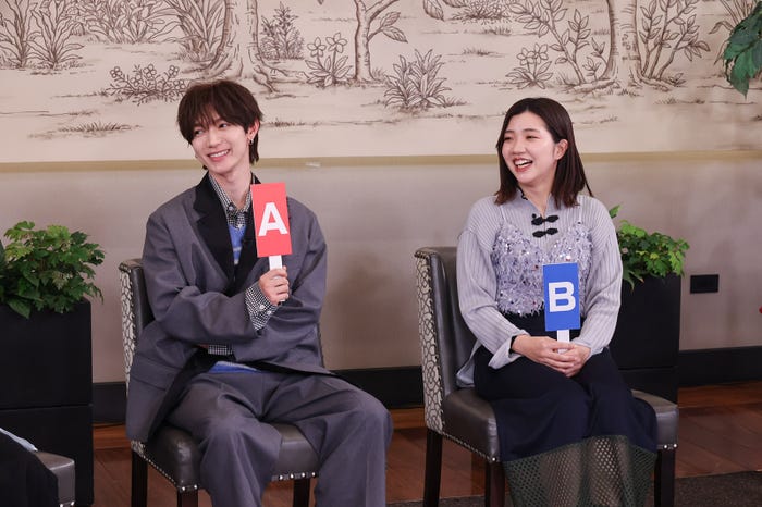 七五三掛龍也、福田麻貴(C)カンテレ