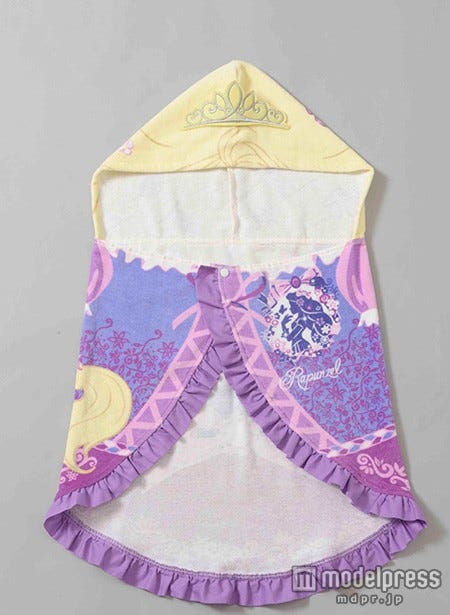 ラプンツェルのフードタオル(C)Disney