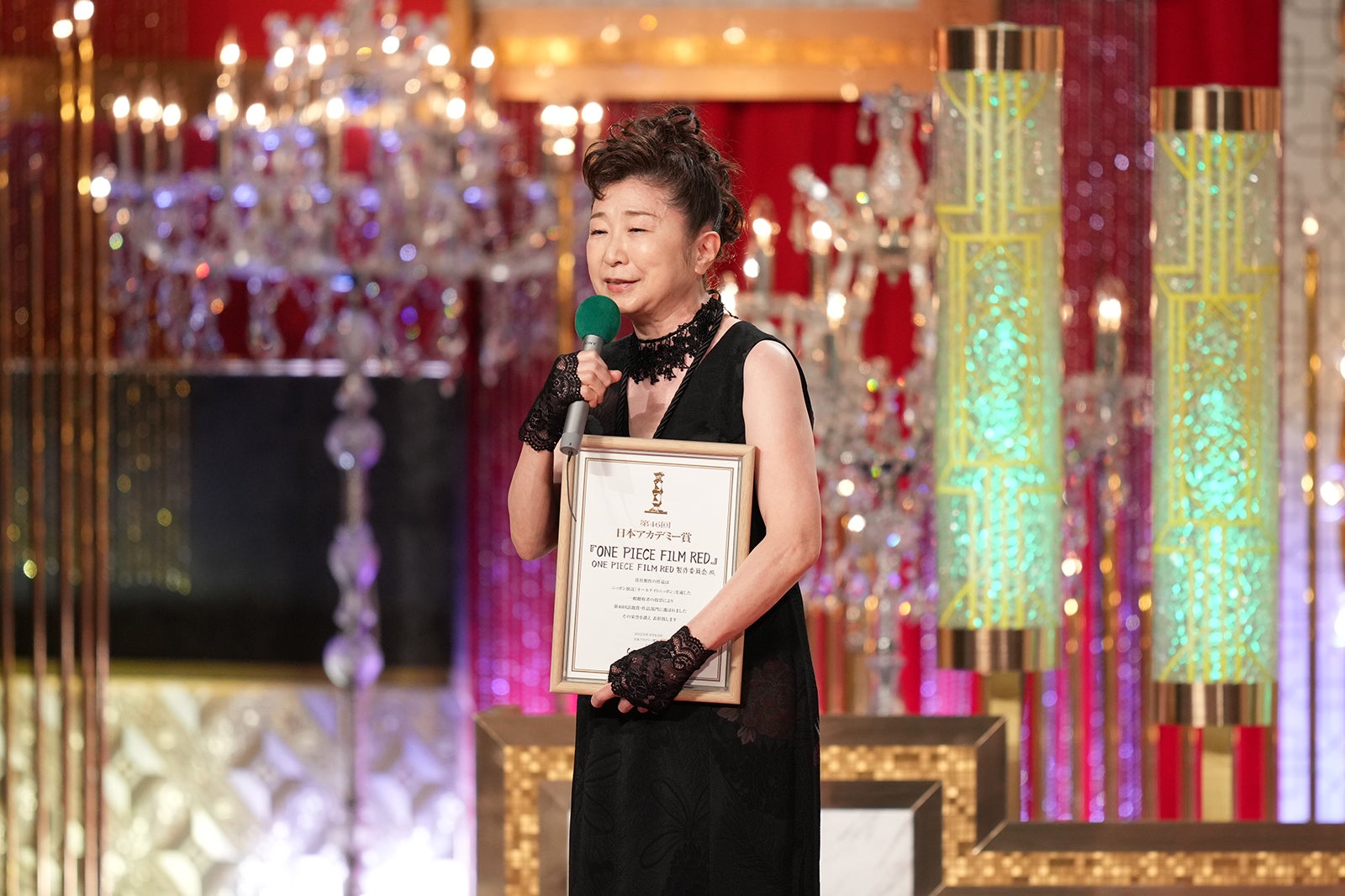 田中真弓（写真提供：東京写真記者協会）